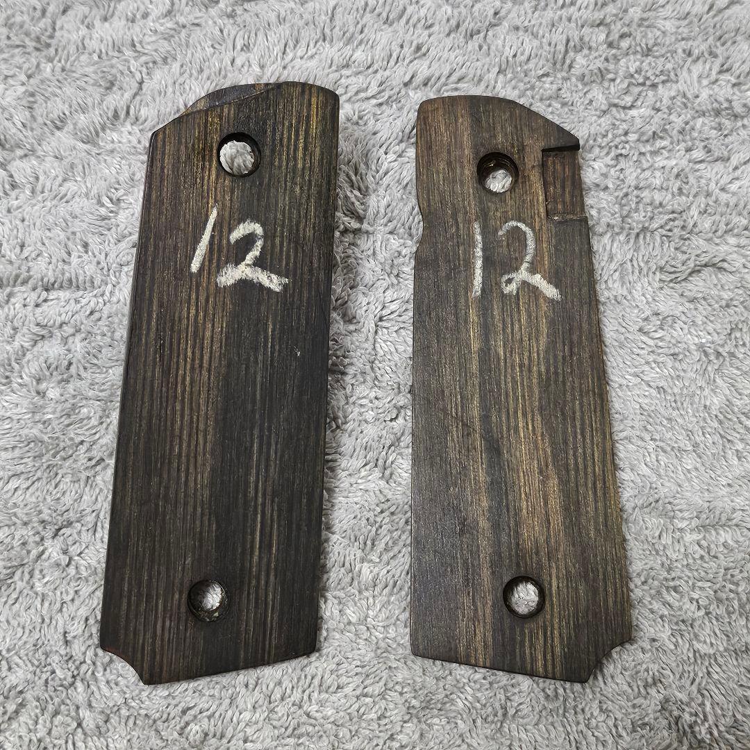 1911 ガバメント フルサイズ シューティング仕様 高級 木製グリップ