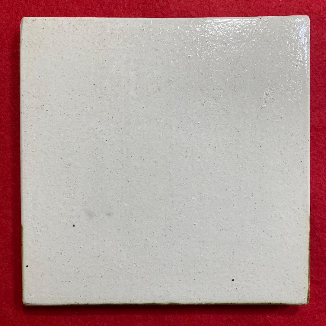 茶道具　織部焼　風炉敷瓦、敷板、釜敷　欠け、割れ、擦り傷無し　　　　（未使用品）