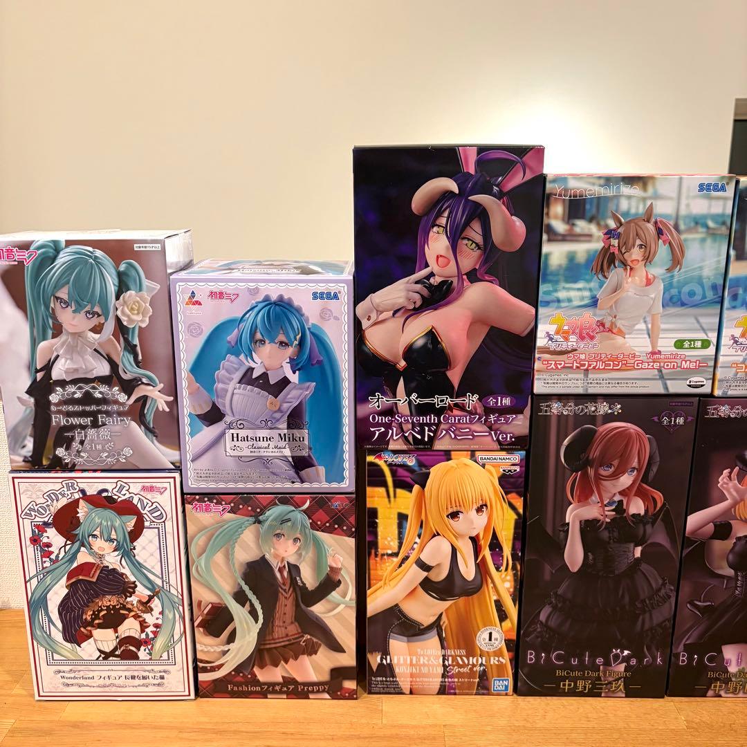 美少女フィギュアまとめ売り 初音ミク 五等分の花嫁 17体盛り盛りセット！！