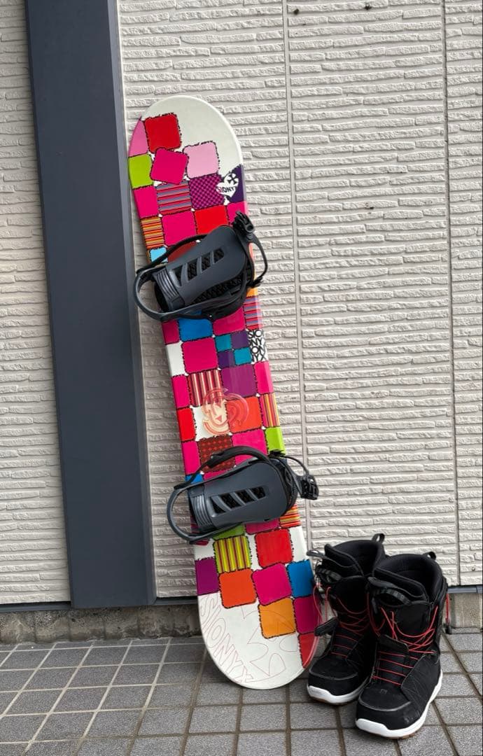 スノーボード　3点セット　k2 burton