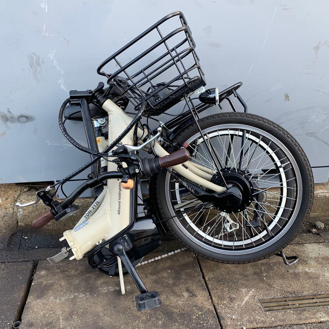 [729]PELTECH ペルテック 電動折り畳み自転車 TDN-212L 美品