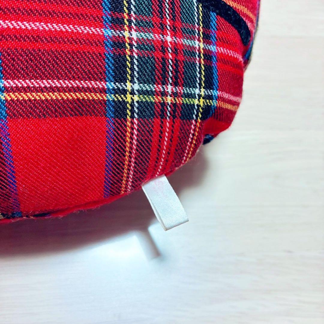 【超希少】サンリオ　ハローキティ　クッション　タータンチェック柄　レトロ　3個