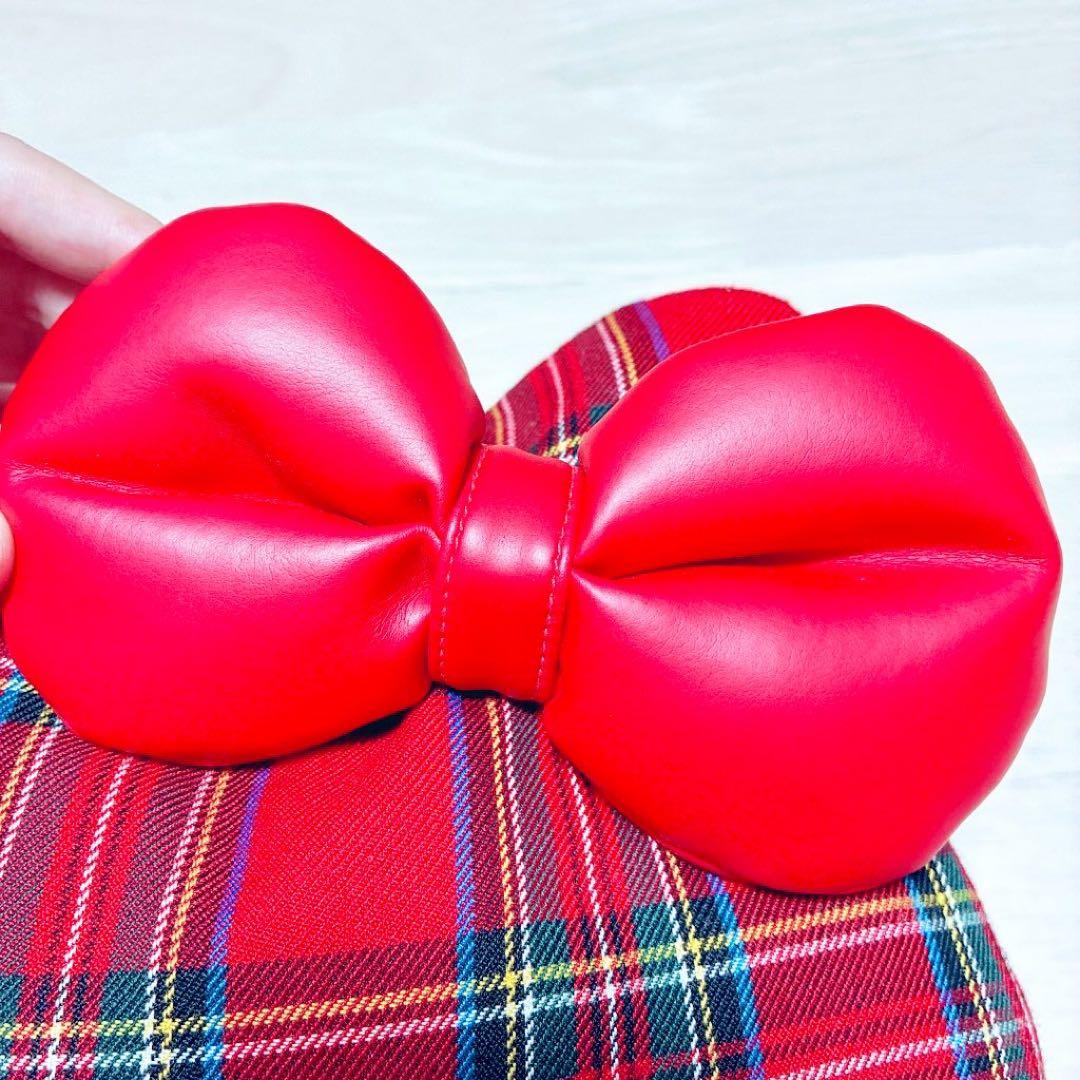 【超希少】サンリオ　ハローキティ　クッション　タータンチェック柄　レトロ　3個