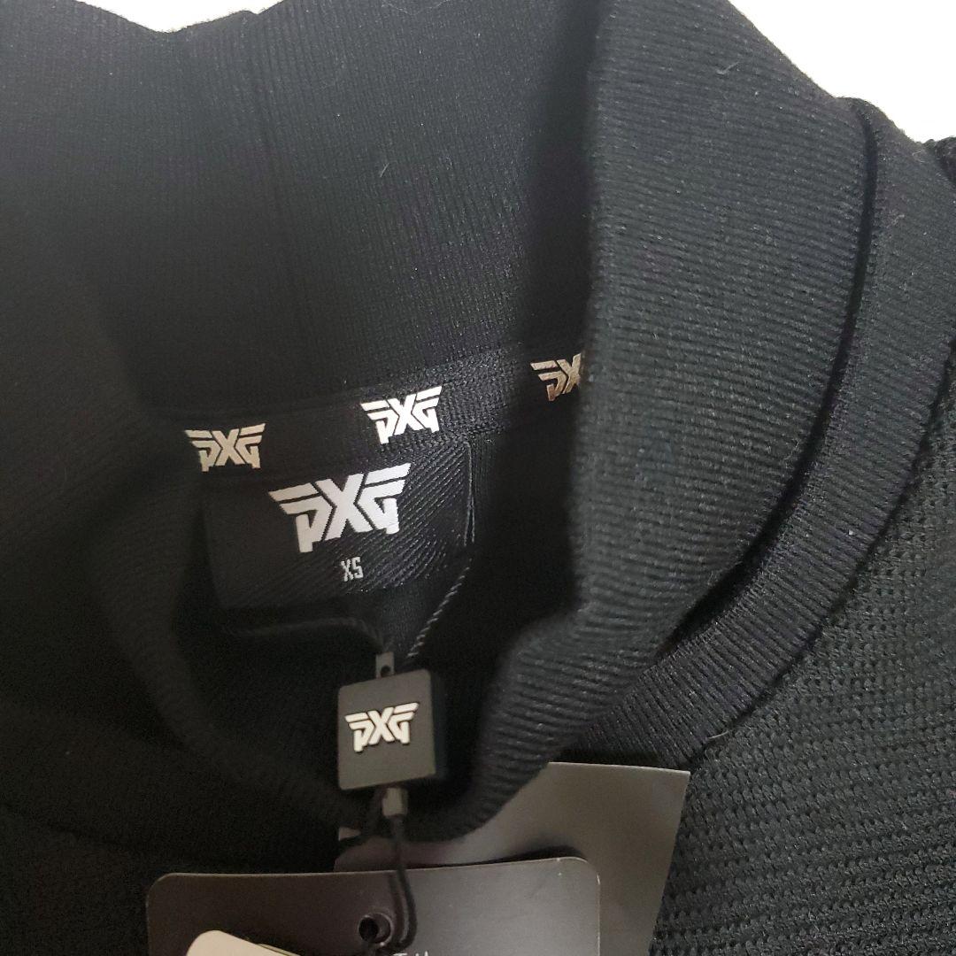 PXG ブラック クルーネックセータートレーナー