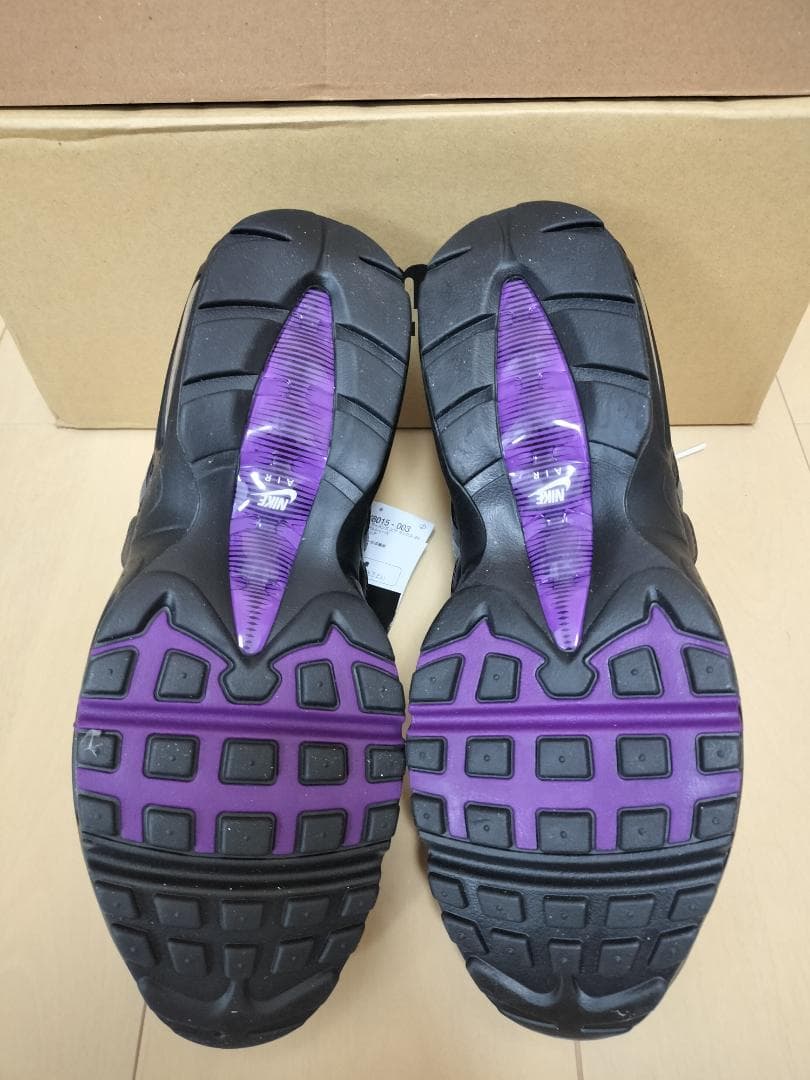 【新品・未使用品】ナイキ　エアマックス95　ディスコパープル