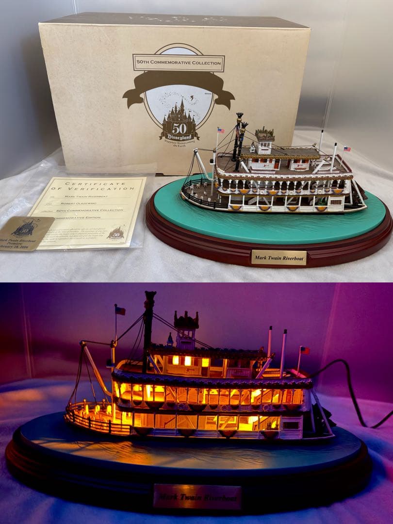 オルショウスキー 蒸気船マークトウェイン号 TDL50周年記念 フィギュア