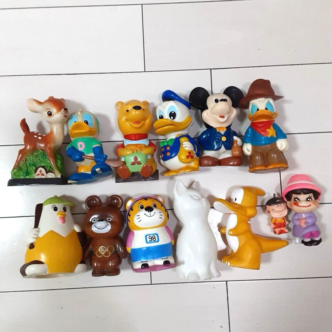 昭和レトロ　ソフビ銀行貯金箱まとめ売り