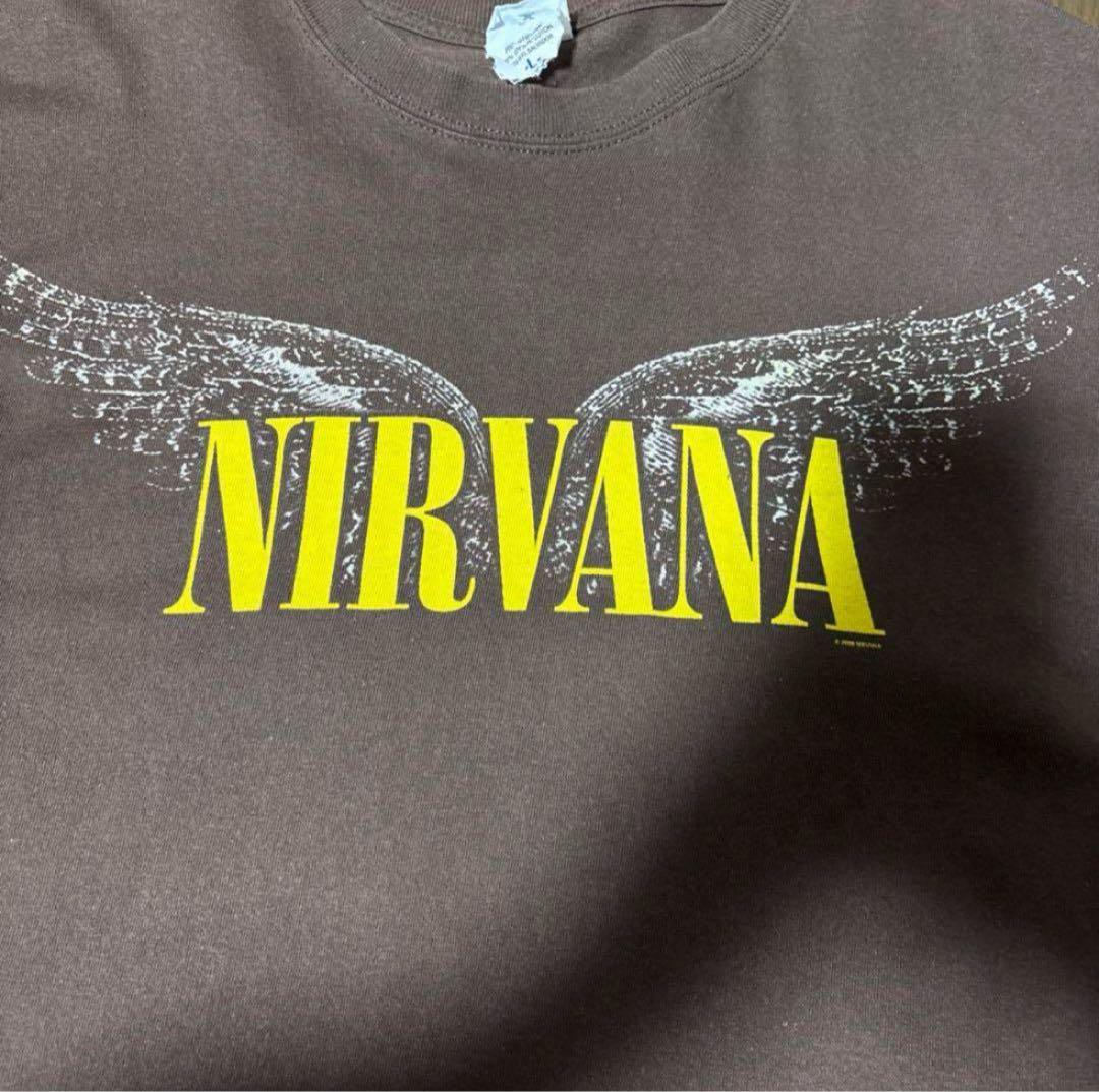 nirvana anvil Tシャツ カートコバーン ブラウン L