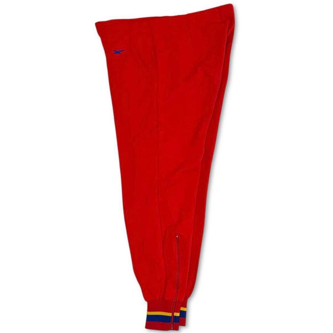 80s 日本製 ASICS アシックス セットアップ ジャージ 上下 赤