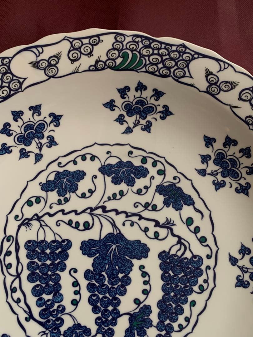 メトロポリタン美術館　直径36cm 飾り皿　大皿 トルコ製　MMA