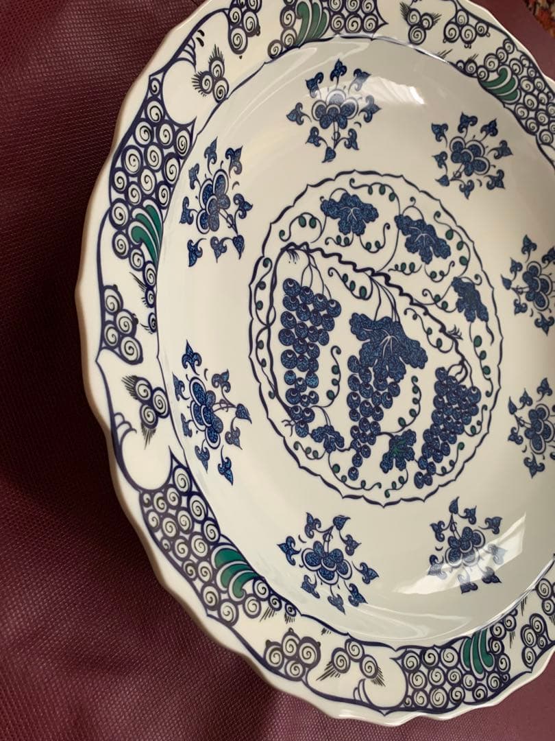 メトロポリタン美術館　直径36cm 飾り皿　大皿 トルコ製　MMA