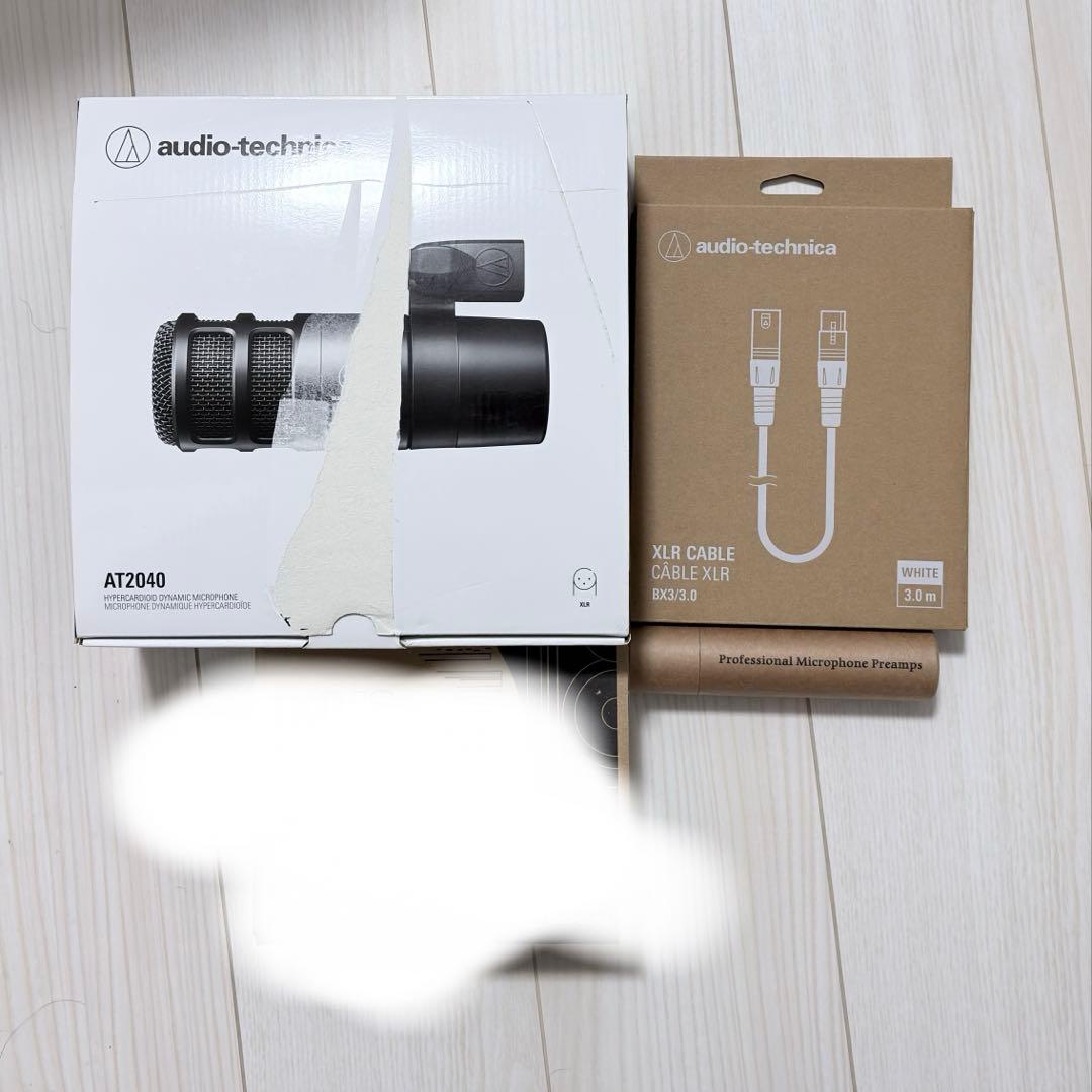 AT2040 XLRケーブル マイクアンプ