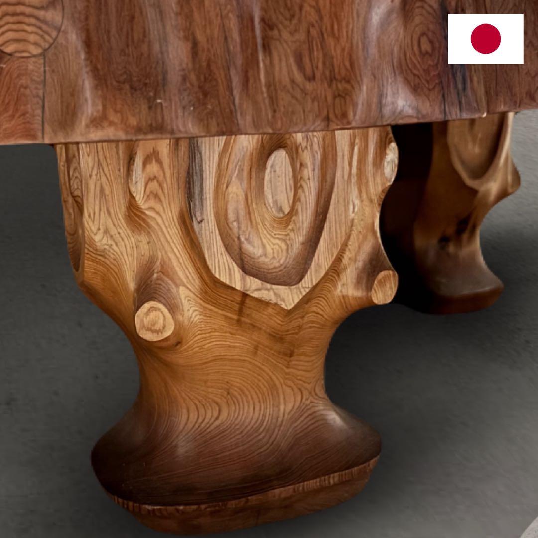 最終値下げ【世界遺産 屋久杉使用】推定100年杉 輪切り座卓 アンティーク家具