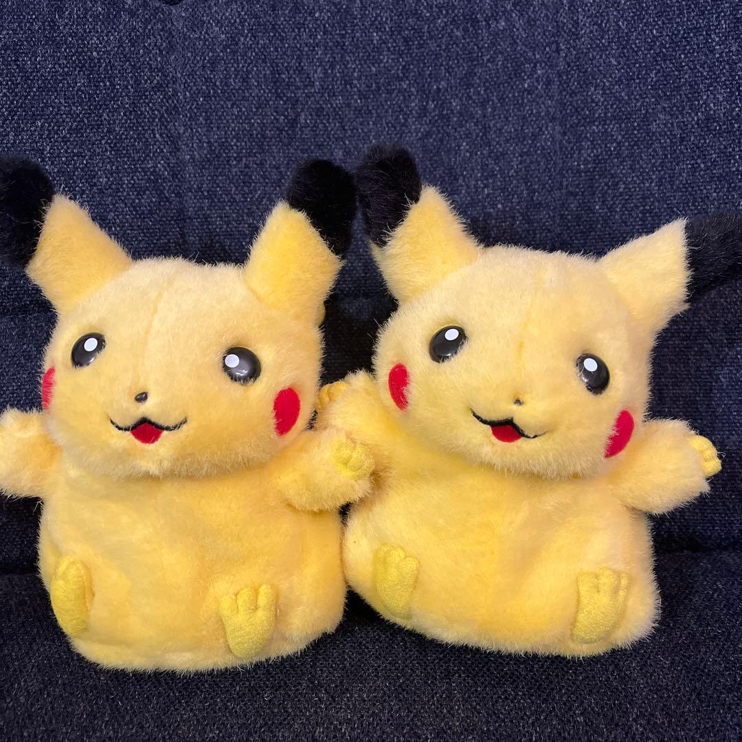 初期ピカチュウ ぬいぐるみ 2体　トミー