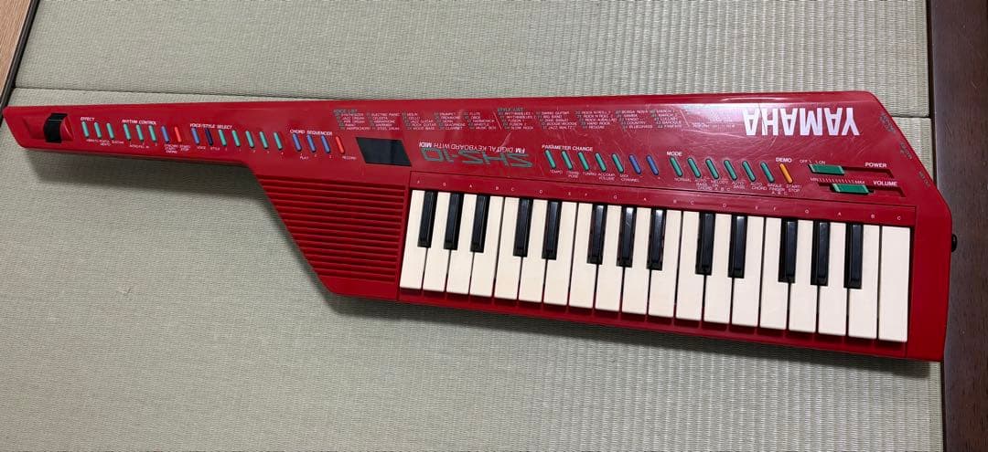 YAMAHA ヤマハ ショルダー キーボード SHS-10R レッド