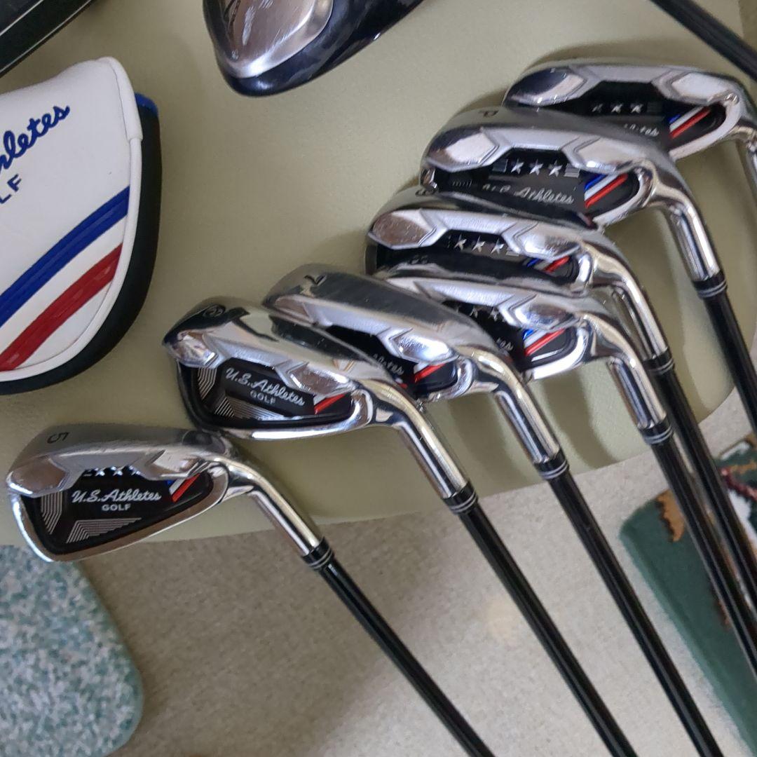 フルセットドライバー他アイアン5〜Pw　Ｓｗセット テーラーメイドキャディバッグ