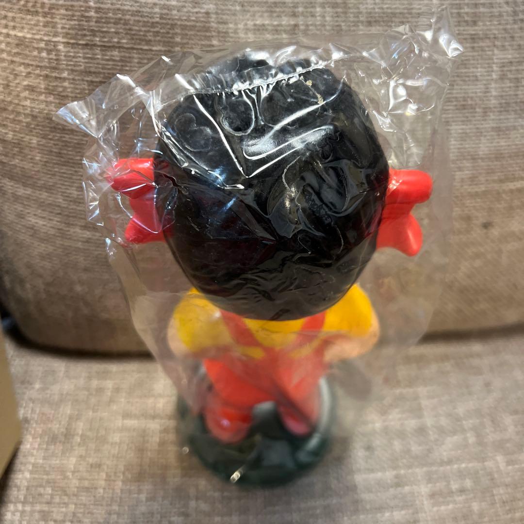 【超レア・未使用・完動品】ペコちゃん 首振り人形