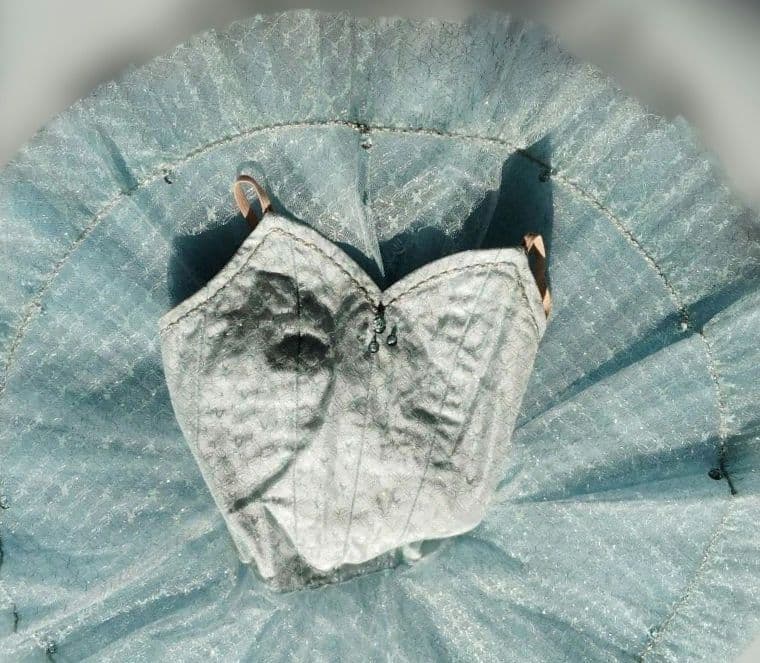 バレエ　水色レースチュチュ　小学校2~3年生　訳ありボン28cm　5着まとめ