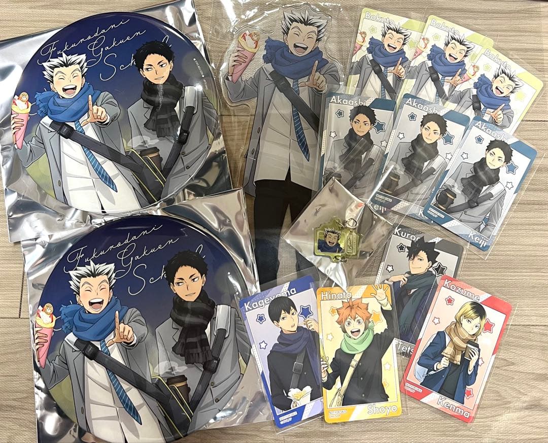 ハイキュー コスモワールド 特大アクリルフィギュア ミニゲーム 木兎幸太郎