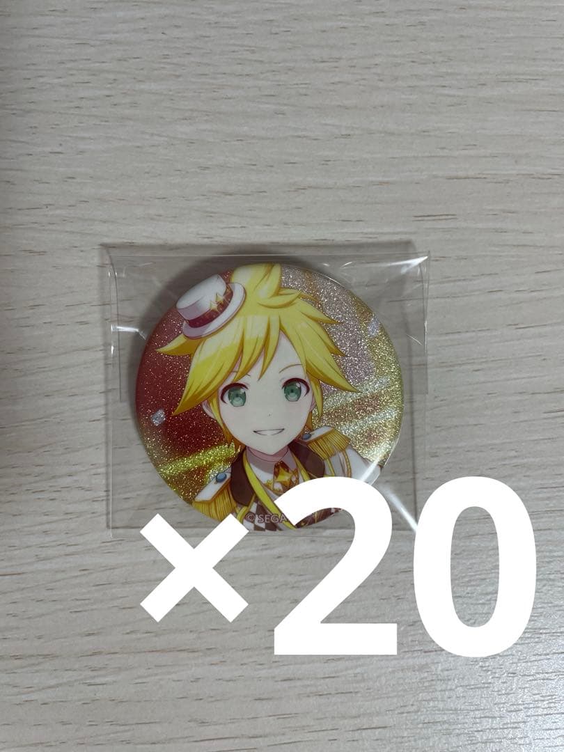 鏡音レン プロセカ モモレン 缶バッジ