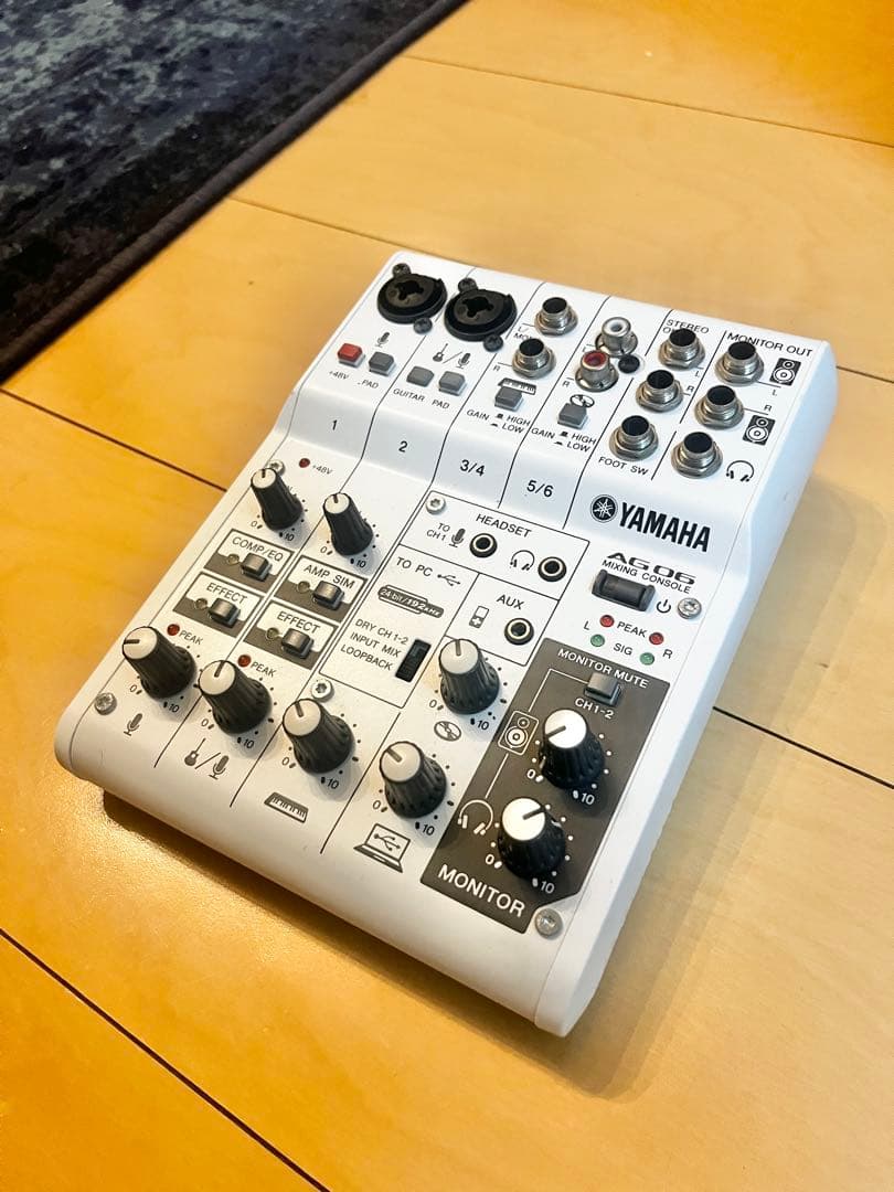 YAMAHA AG06 USBオーディオインターフェイス