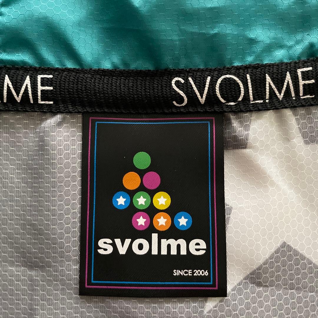 SVOLMEスボルメ星柄×ピステ ウィンドブレーカー×フルジップフーディパーカー