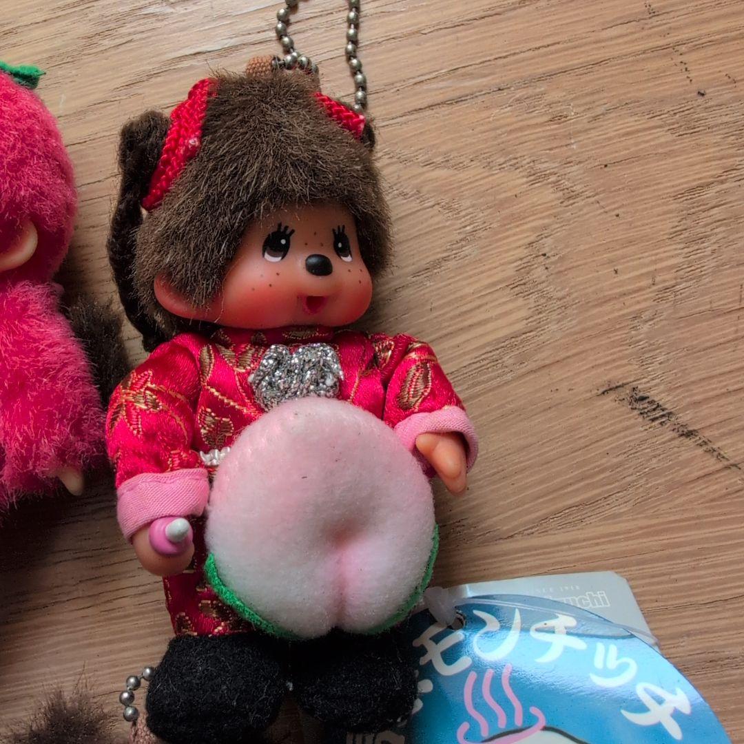 １９７０年代　当時物　セキグチ　モンチッチ ぬいぐるみ ４個セット