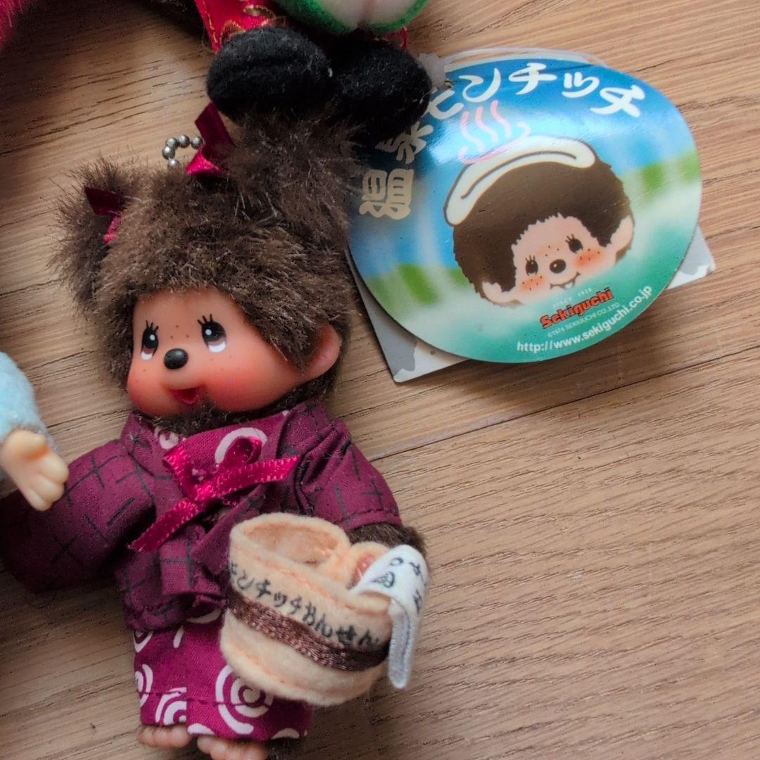 １９７０年代　当時物　セキグチ　モンチッチ ぬいぐるみ ４個セット