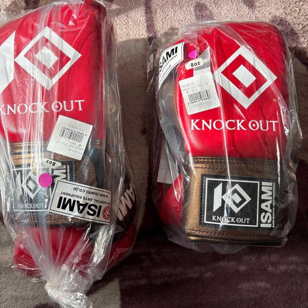 ISAMI KNOCKOUT ボクシンググローブ 8oz