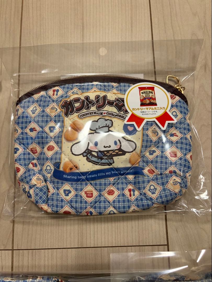 【ノベルティ2点付き】カントリーマアム　サンリオ　シナモロール5点セット