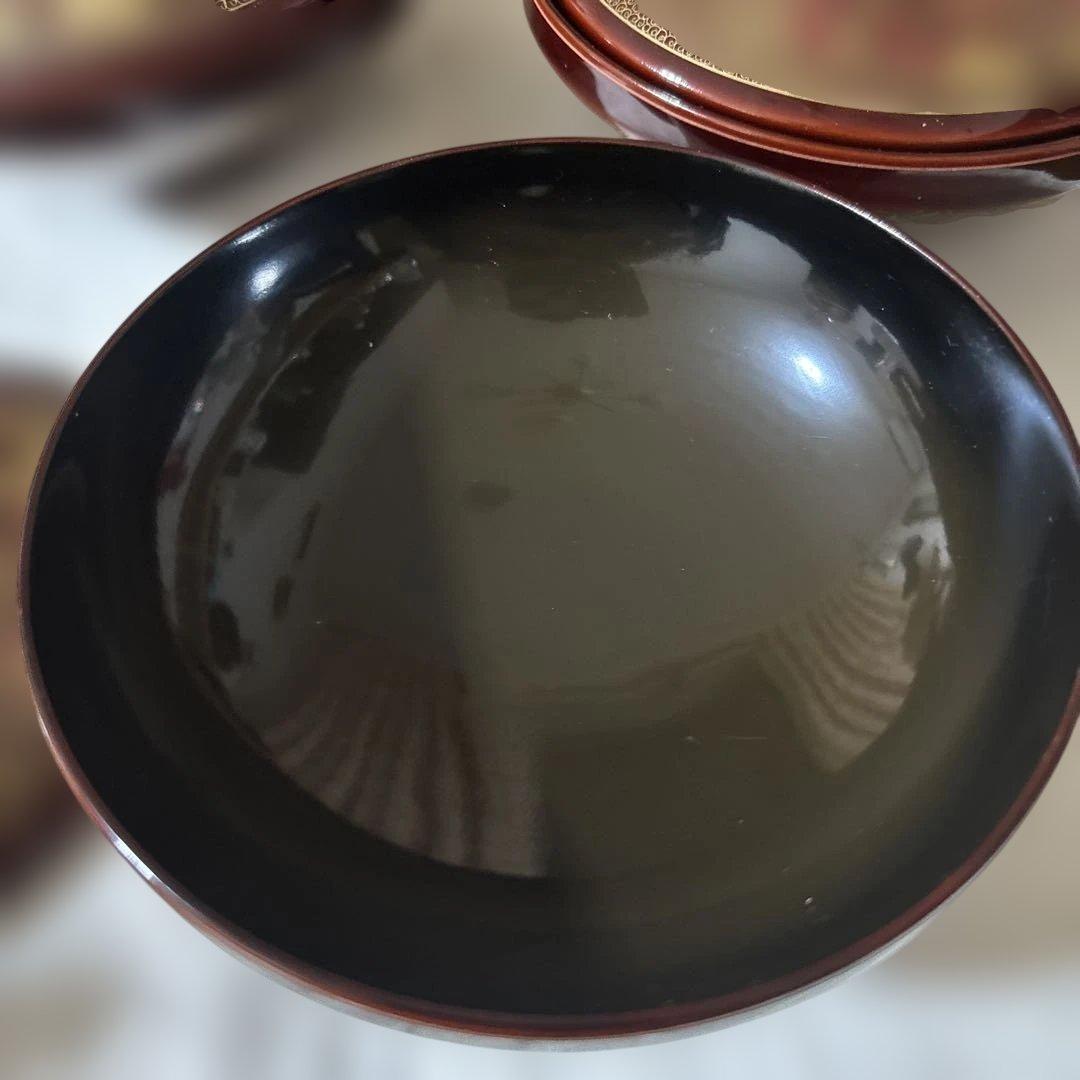 輪島塗　塩安作　吸物椀　5客
