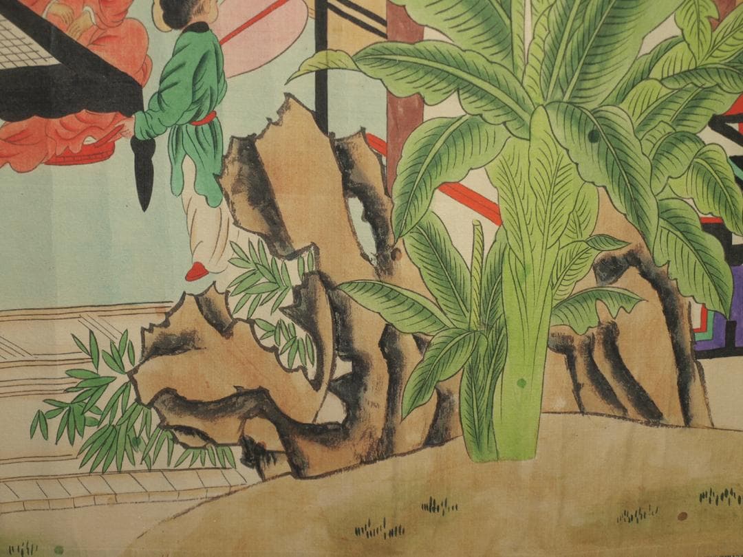 骨董市仕入れ品　中国北宋時代の掛軸　激安骨董品　肉筆保証 BD378A8-2