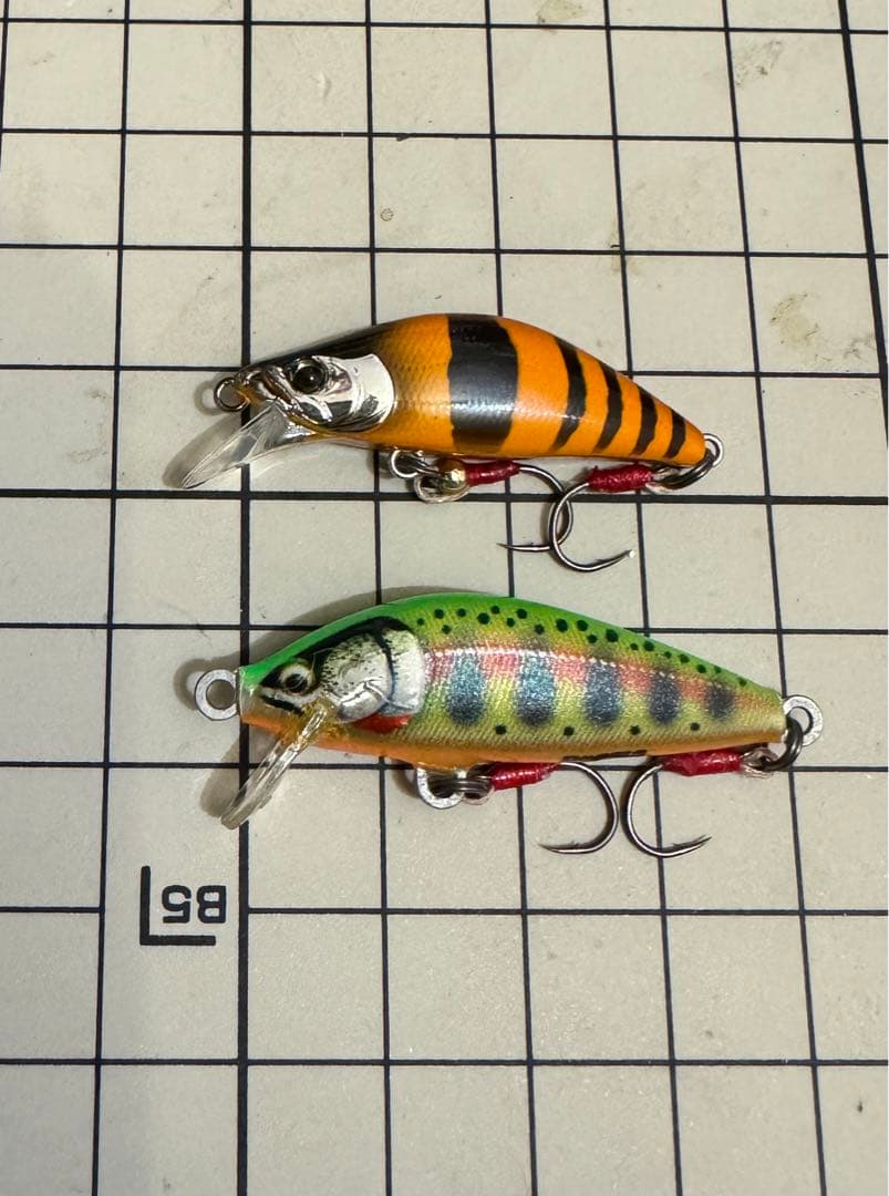 自作シングルフック　タングステンウェイト調整モデル