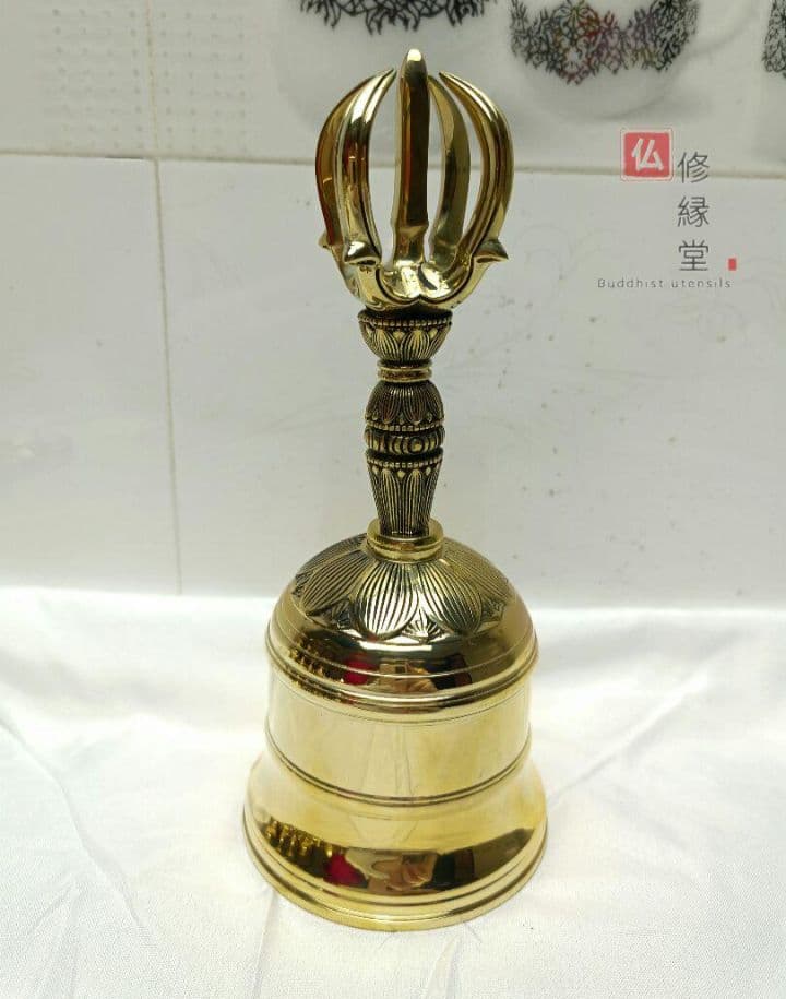 【修縁堂】真言宗法具 法器 21点セット密教 一面器寺院用仏具 チベット真鍮製