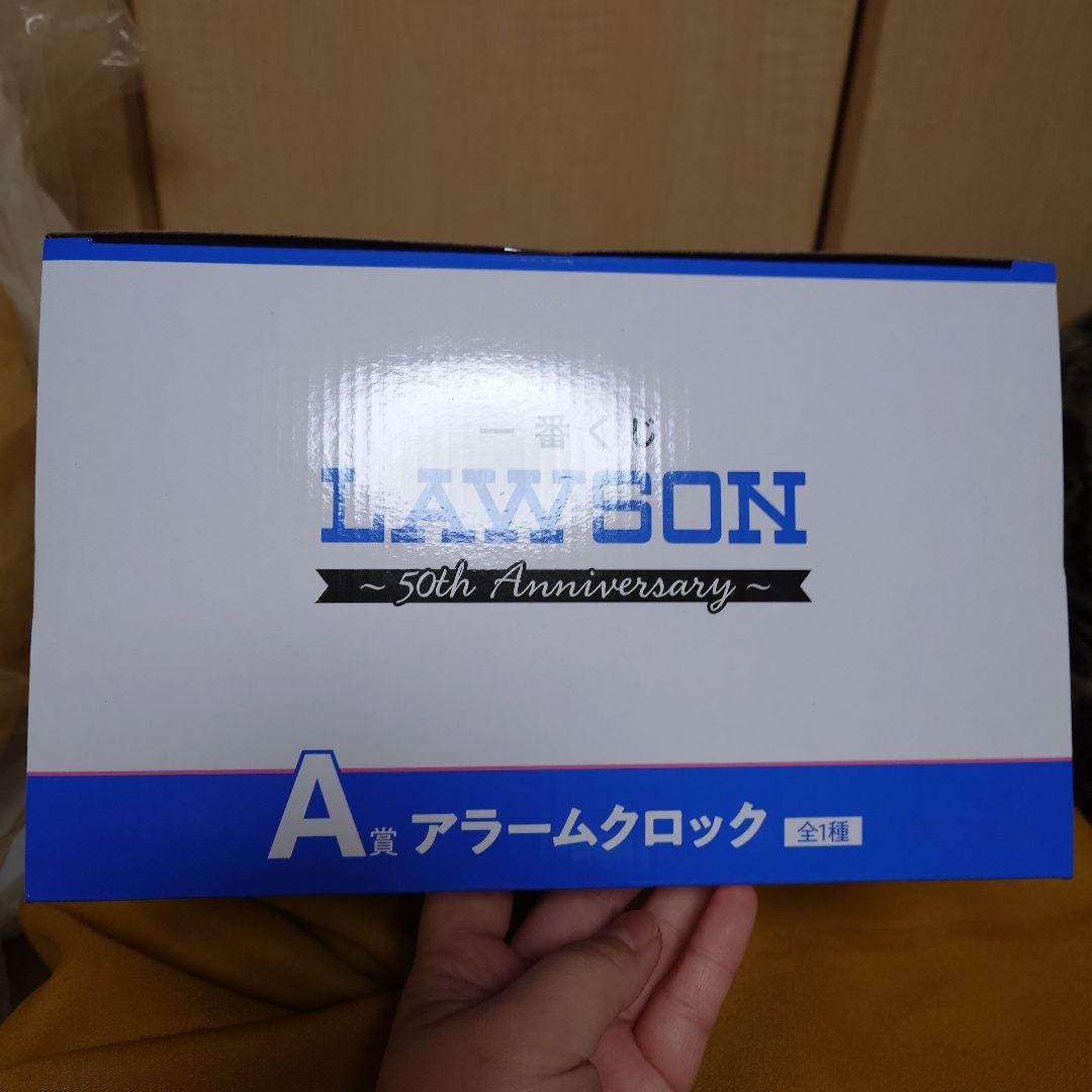 一番くじ LAWSON Ａ賞アラームクロック＆ラストワン賞プレミアムロールケーキ