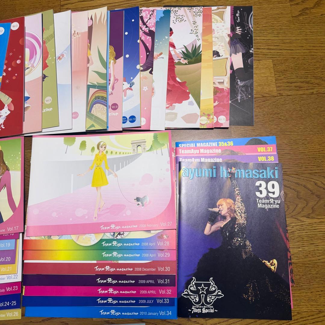 【激レア】浜崎あゆみ TeamAyu TA会報1〜47オマケ付き