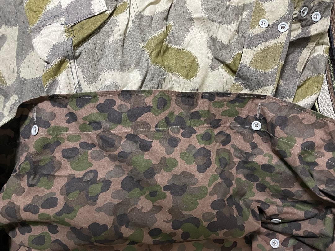 4枚フルセット オーストリア軍幕 タープ テント ツェルトバーン ポンチョ 実物