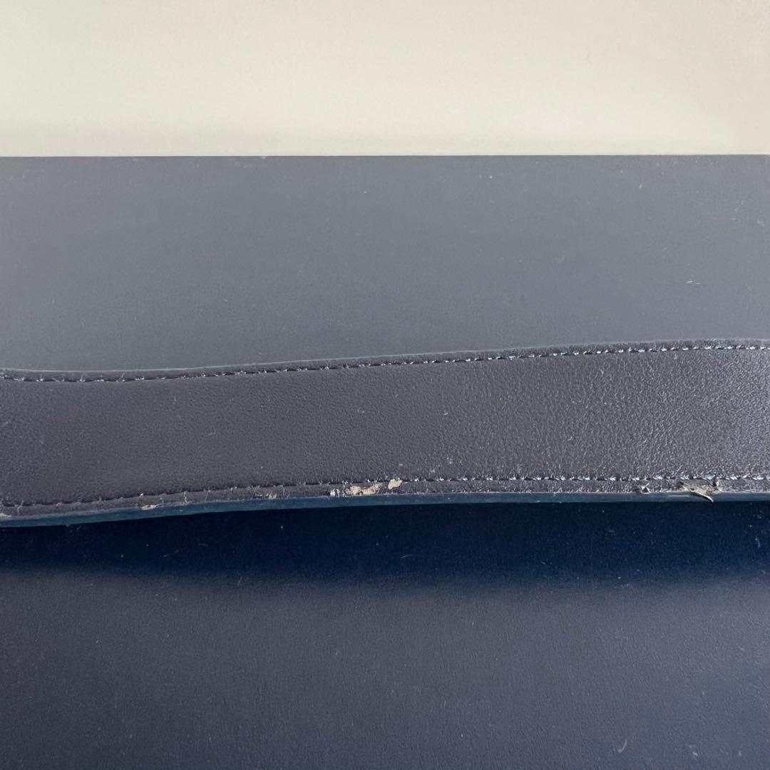 PEARLY GATES 刺繍ロゴ ベルト ネイビー