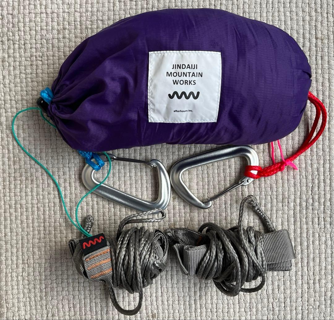 【美品】jindaiji mountainworks ULハンモック　紫色