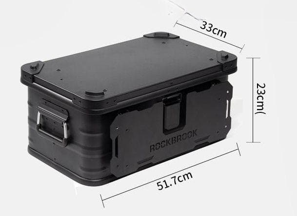 新品送料込み　 アルミコンテナ　30L　フルカスタム　ブラックカラー　キャンプ