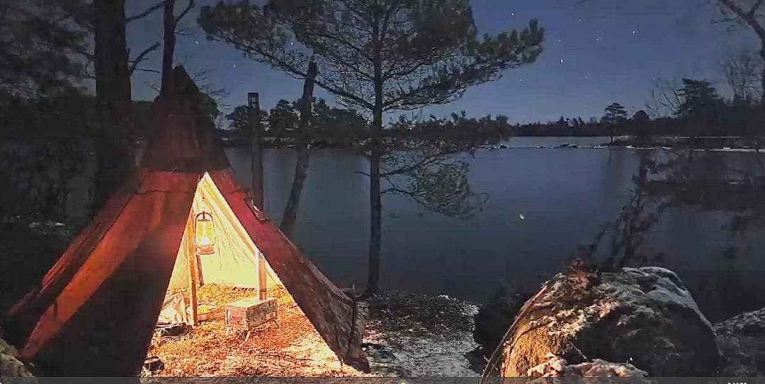 4シーズンポリコットンテント6角チムニー340x240cm