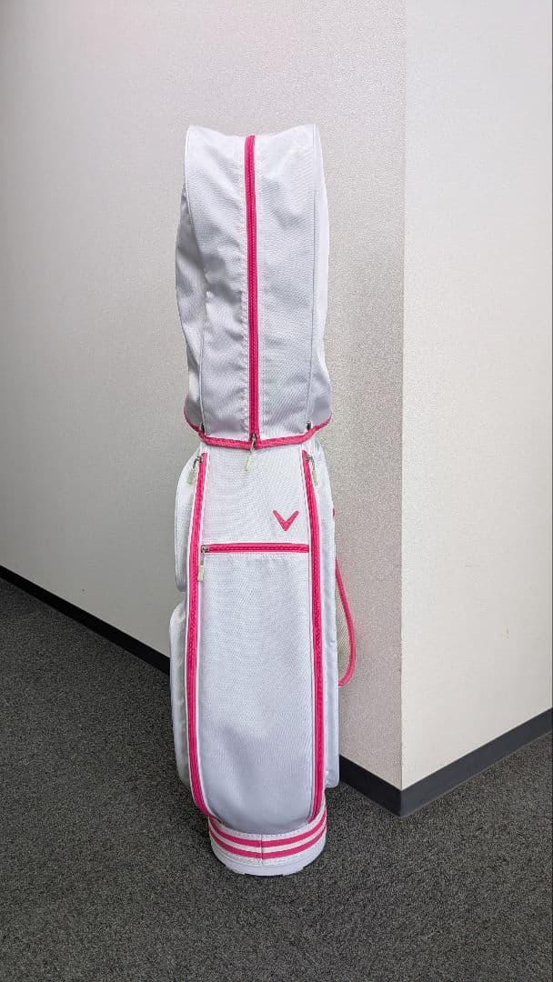 CALLAWAY キャディバッグ ホワイト/ピンク レディース