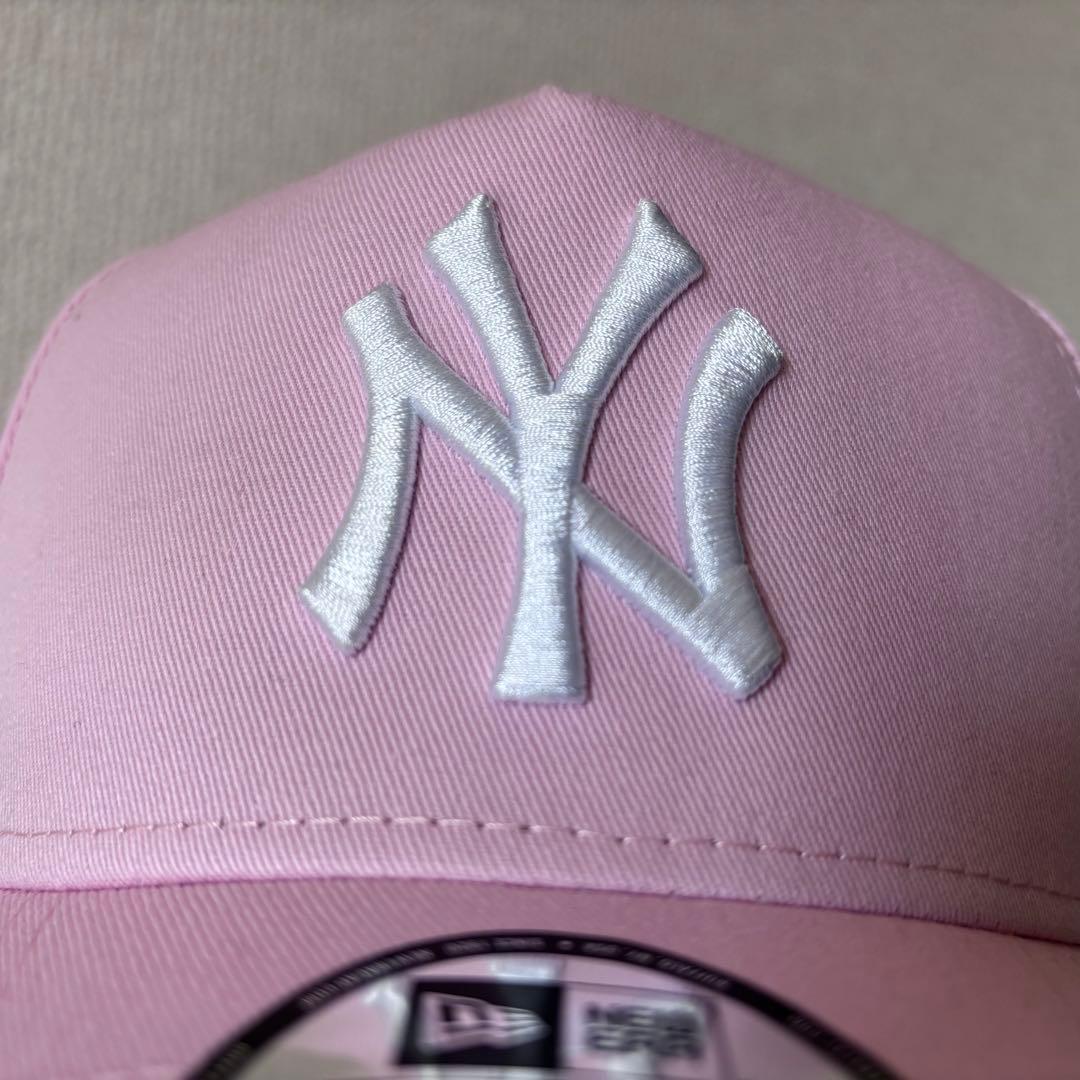 【海外限定】ニューエラ ニューヨークヤンキース 9FORTY Aフレーム ピンク