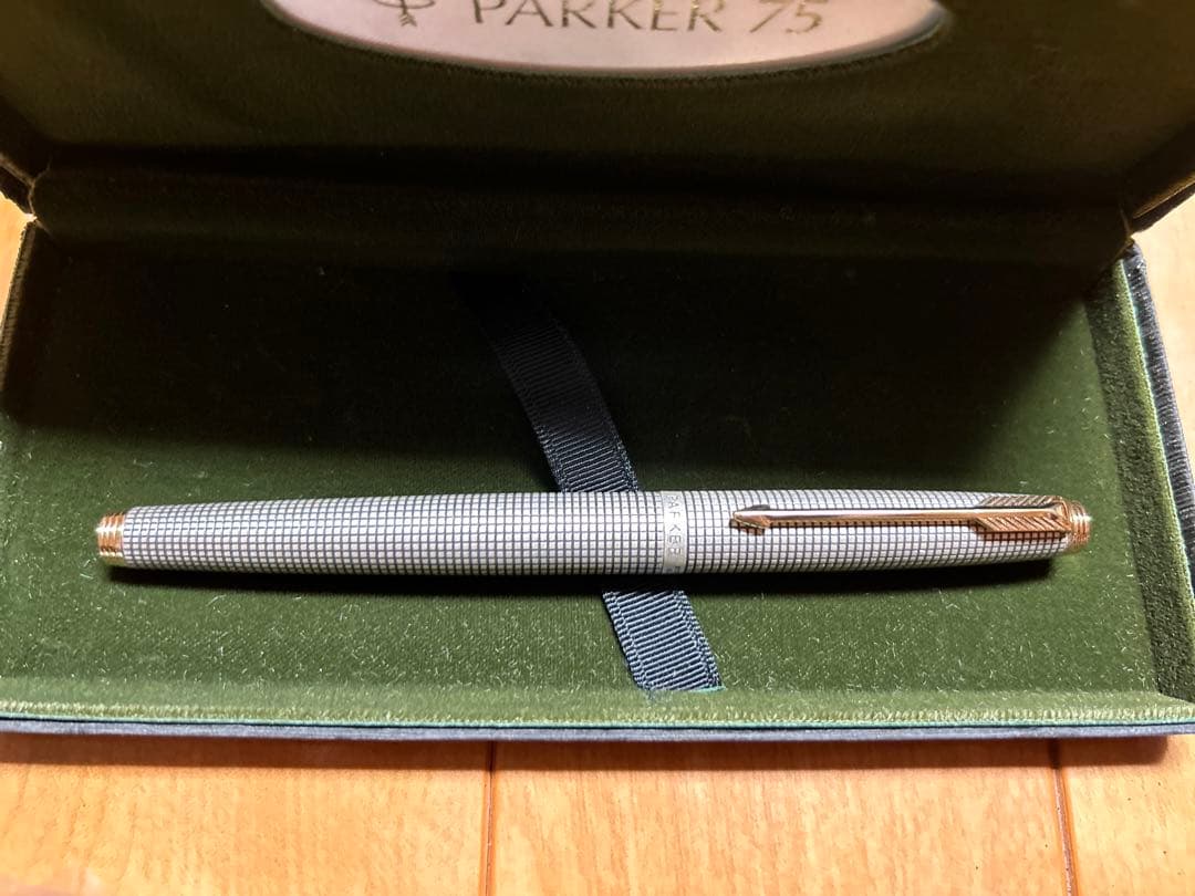 PARKER 75 シズレ 初期モデル スターリングシルバー × 14金　未使用