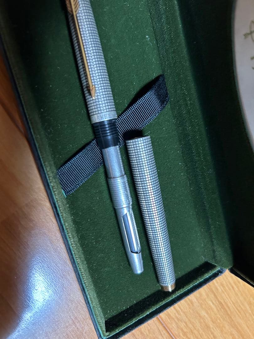 PARKER 75 シズレ 初期モデル スターリングシルバー × 14金　未使用