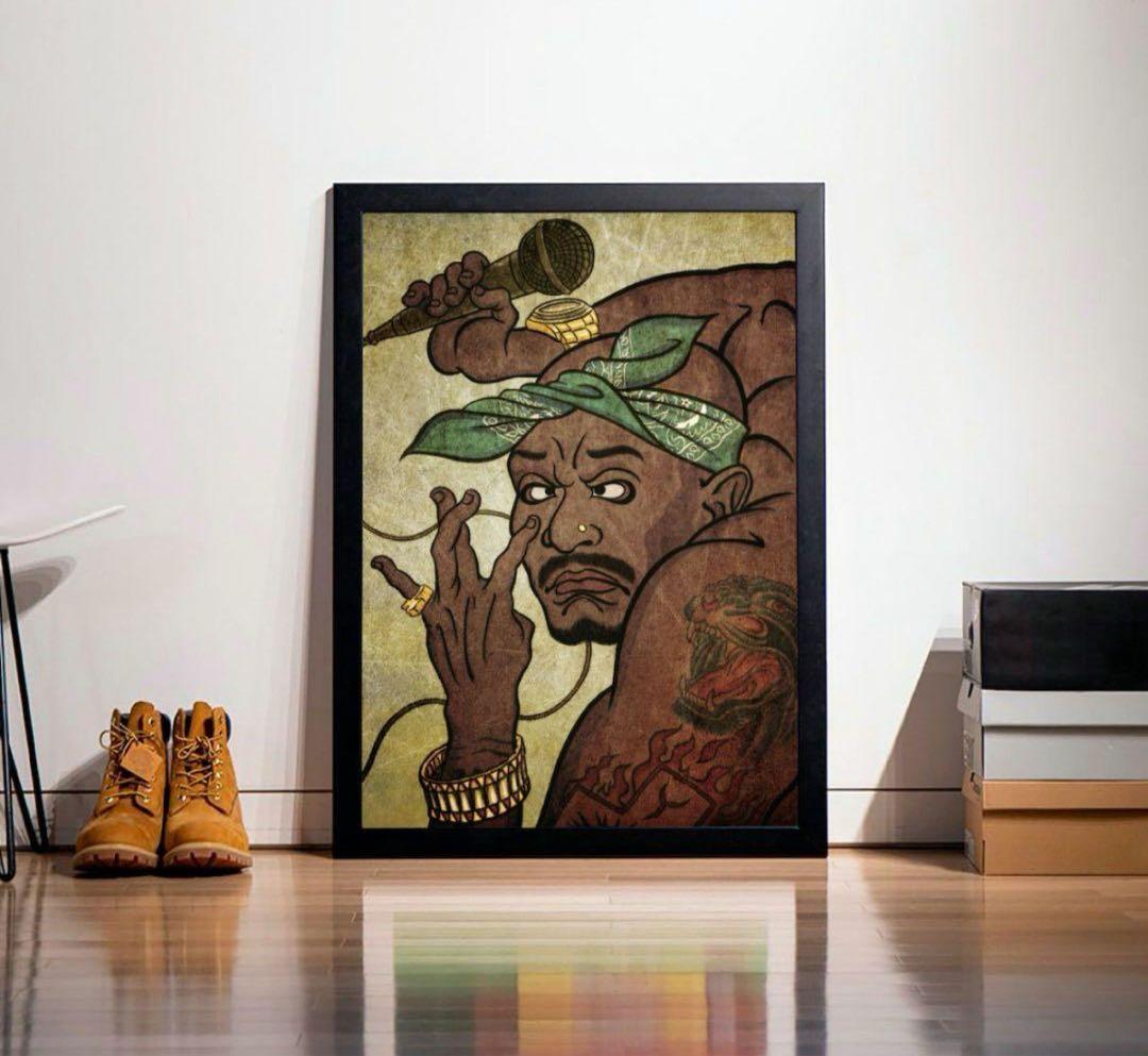 APPLEBUM 2pac アップルバム　浮世絵ポスター A1 新品未使用