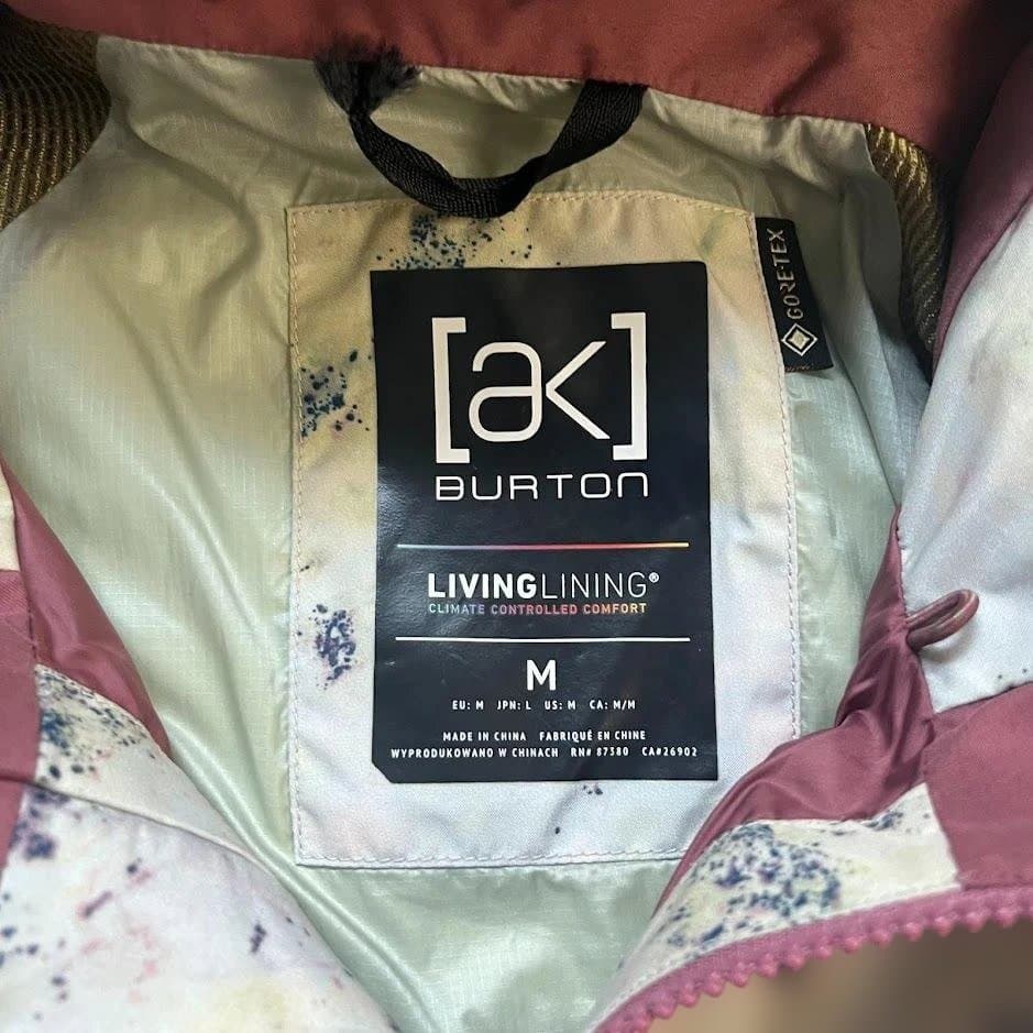 Burton [ak] バートン GORE-TEX スノボジャケット M　総柄
