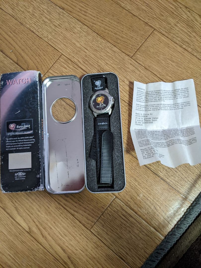 【超プレミアム】オフシャルEuro2004腕時計