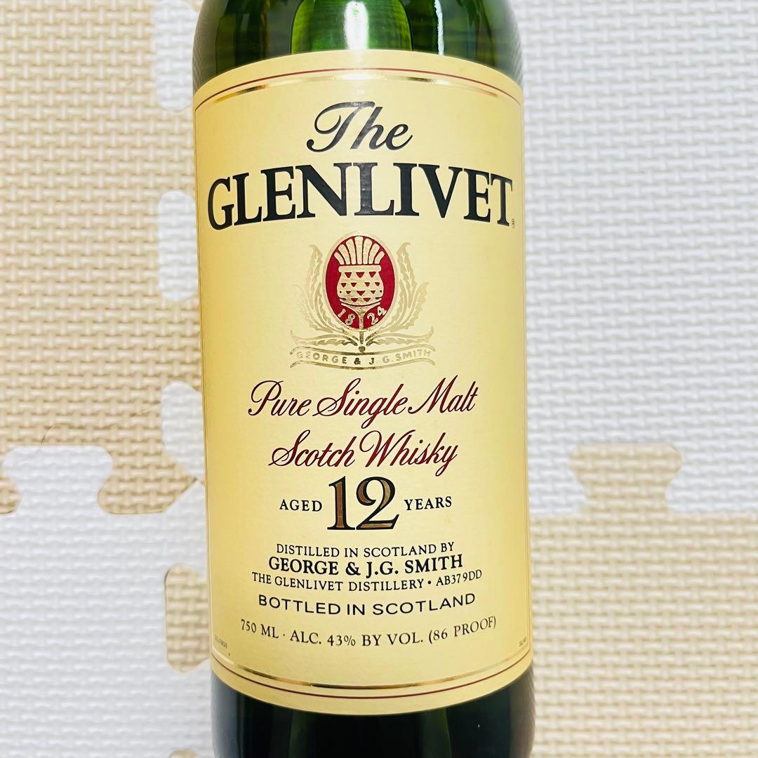 【古酒】ザ・グレンリベット ピュアシングルモルト 12年　750ml ②