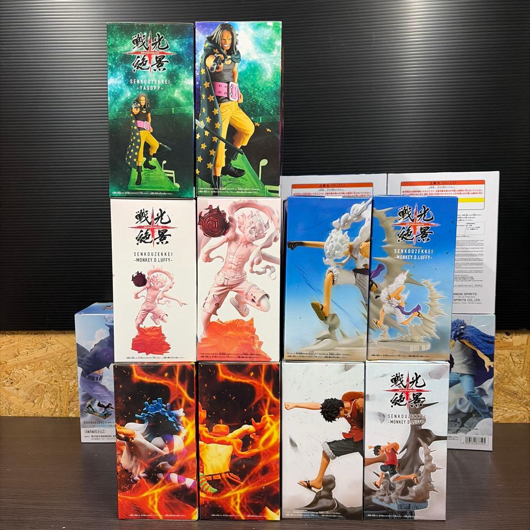 ワンピース プライズ　フィギュア　閃光絶景 16体セット